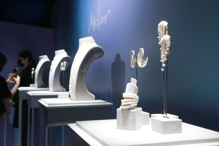 TASAKI 2022 Atelier系列高級珠寶展將自9月2日至20日，於TASAKI微風廣場旗艦店展出。朱世閎攝