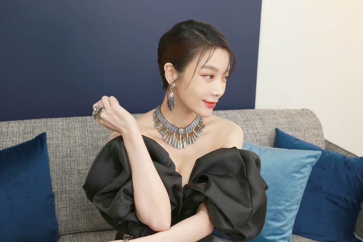 蔡淑臻要《壹蘋》以後只能拍她的美照，不要再拍眼歪嘴斜的照片。朱世閎攝