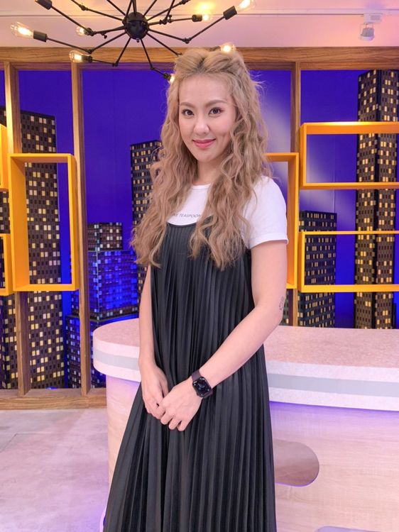 劉雨柔錄製《一袋女王》。衛視中文台提供