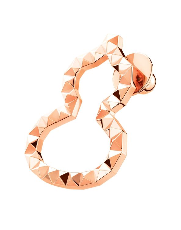 Wulu 18玫瑰金胸針，12萬7500元。品牌提供