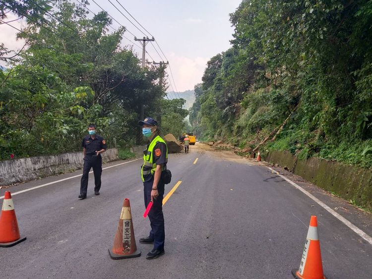 嘉縣警方呼籲，前往山區務必提高警戒。嘉縣府提供