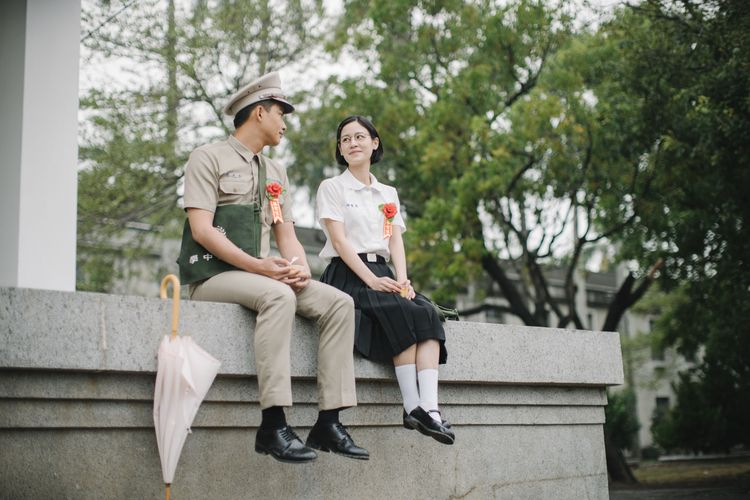 《你在我心上》張庭瑚（左）、袁子芸（右）談純純的愛。甲上提供