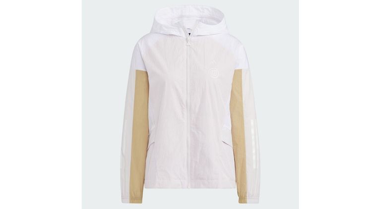 Outer Jacet女款色塊拼接防風外套，2690元。品牌提供