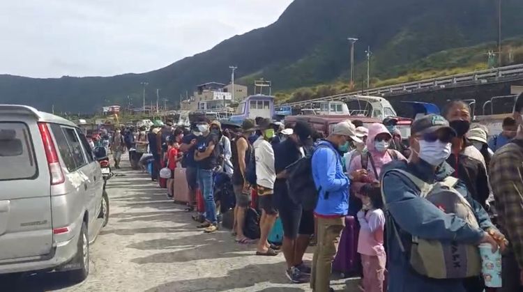 蘭嶼開元港。民眾提供