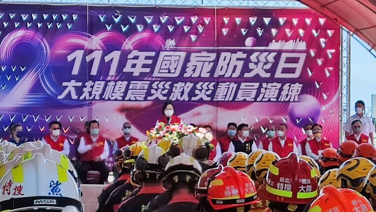 蔡英文致詞。莊淇鈞攝