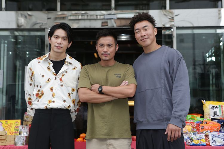 姚淳耀（左起）、范逸臣、郭泓志3人都是首次挑戰演出黑道兄弟。翁玉信攝