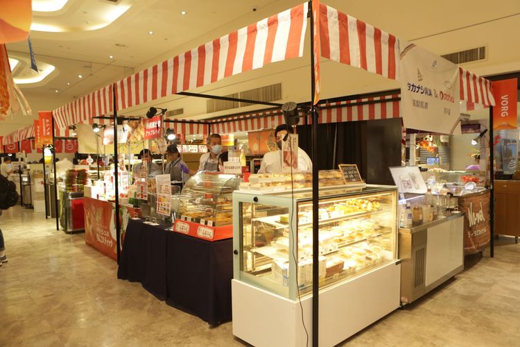 高梨乳業&御多福在日本展推出特別快閃店。翁玉信攝