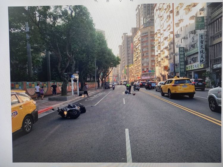 事故現場。警方提供