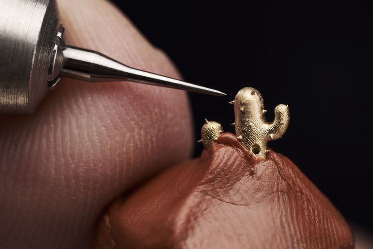 仙人掌上的刺都細膩雕琢出。品牌提供