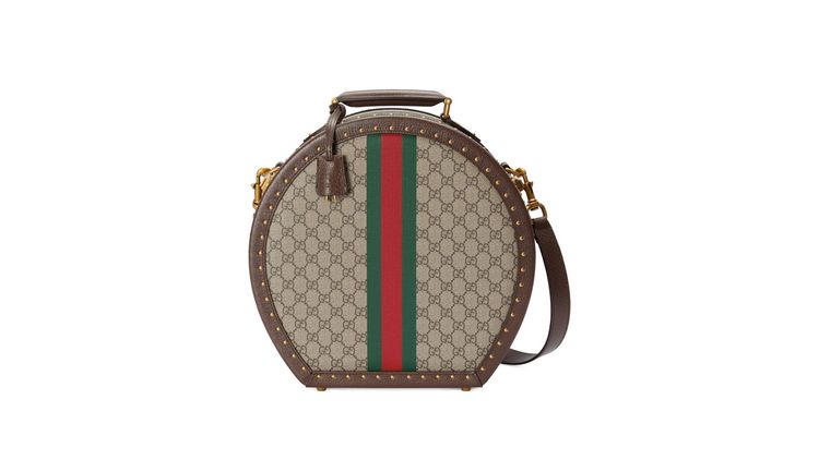 Gucci Savoy GG緹花手提肩背旅行包，21萬1300元。品牌提供