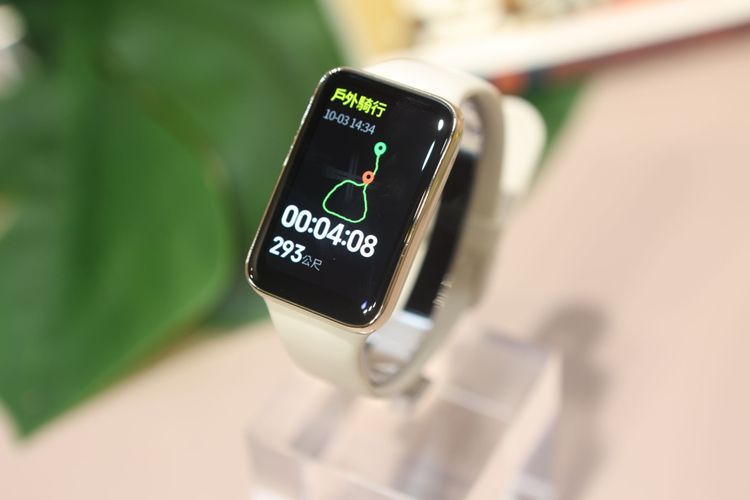 可即時記錄GPS運動軌跡。翁玉信攝