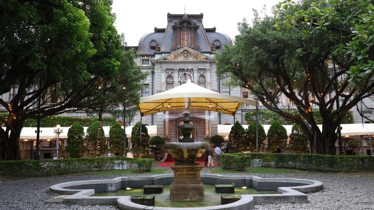 雙十國慶酒會在台北賓館舉行。莊宗達攝