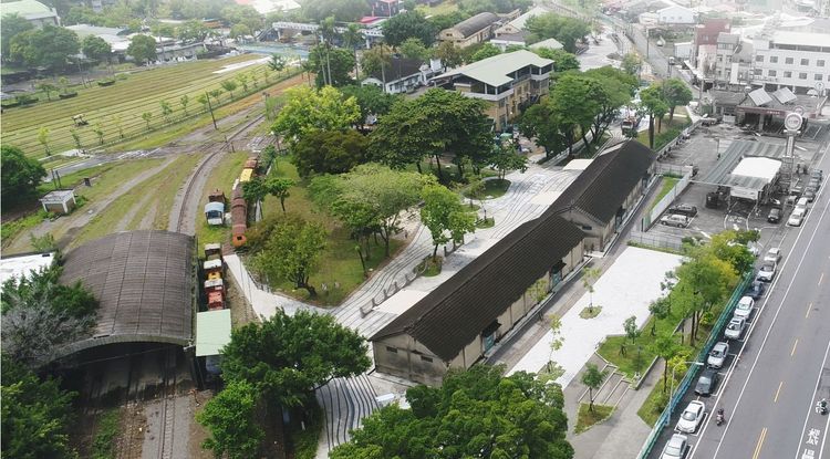新營鐵道地景公園。市府提供