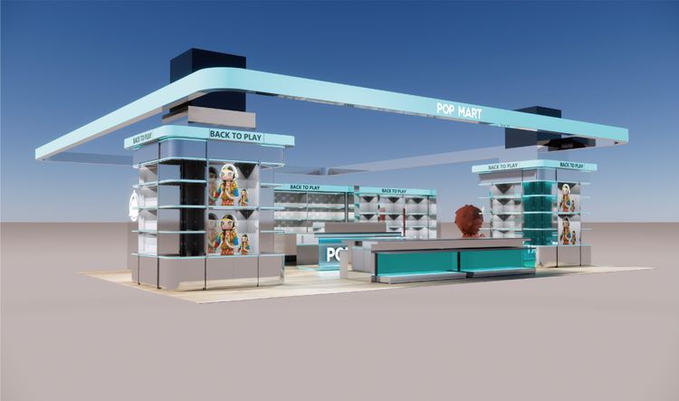 全台首間實體店即將於9月8日試營運，店內裝潢透過金屬感材質及LED燈條，呈現出獨具未來感的潮流設計風格。業者提供