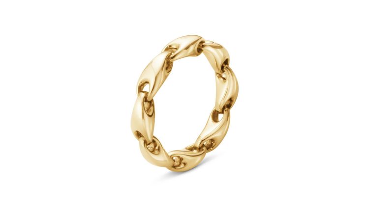 Reflect系列18K金鍊節戒指，4萬2600元。品牌提供