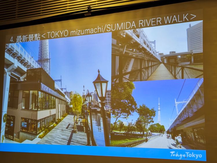 左邊照片建築是由東武鐵道公司打造的複合型商業店面以及空間。田欣雲翻攝