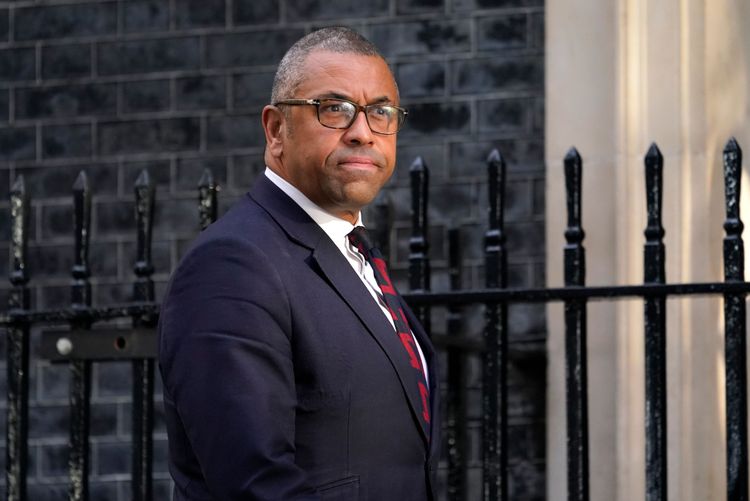 柯維立（James Cleverly），英國第一位有色人種外交大臣。美聯社