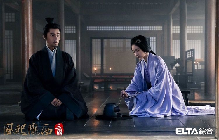 陳坤（左）二搭Angelababy大讚演技成長進步。愛爾達提供