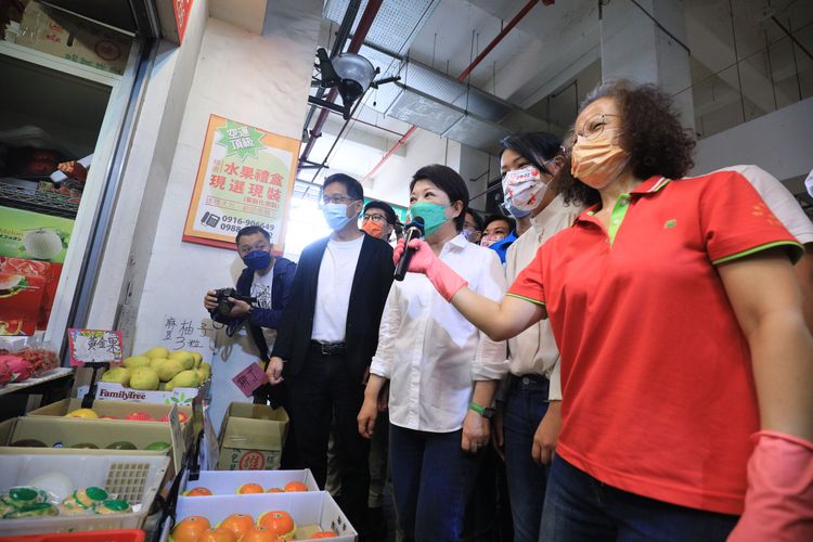 建國市場自治會分享市場營運管理經驗。曾雪蒨攝