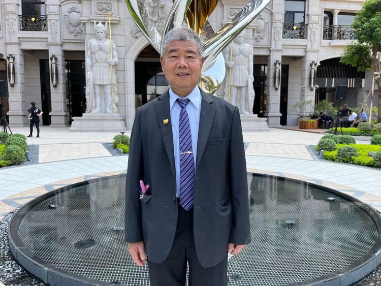 宜雄建設董事長賴森源認為,桃園航空城啟動,青埔仍有上漲空間。楊明峰攝