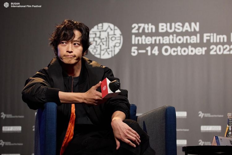 姜棟元暢談當演員和當製作人的心得。翻攝BIFF臉書