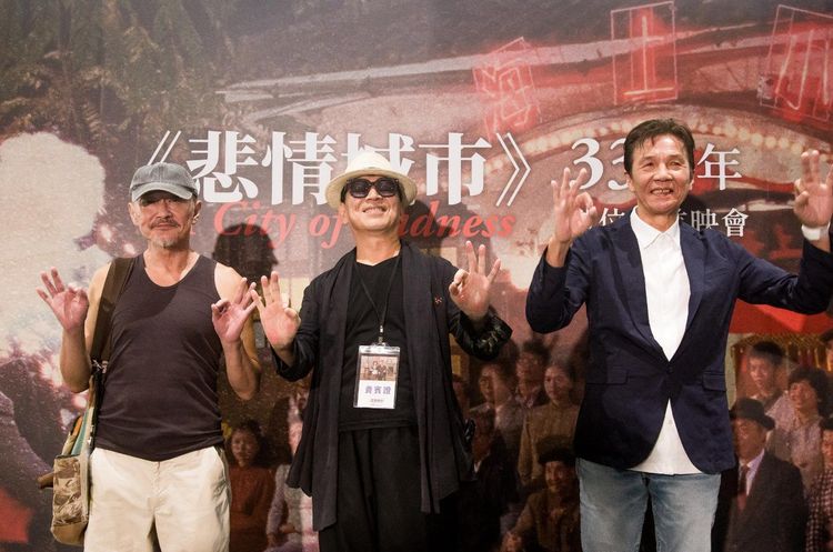 林鉅（左起）、高捷以及太保（張嘉年）回憶《悲情城市》仍記憶猶新。國影中心提供