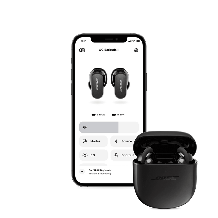 充電盒體積變小，耳機應用程式新增「耳機佩戴測試」。業者提供