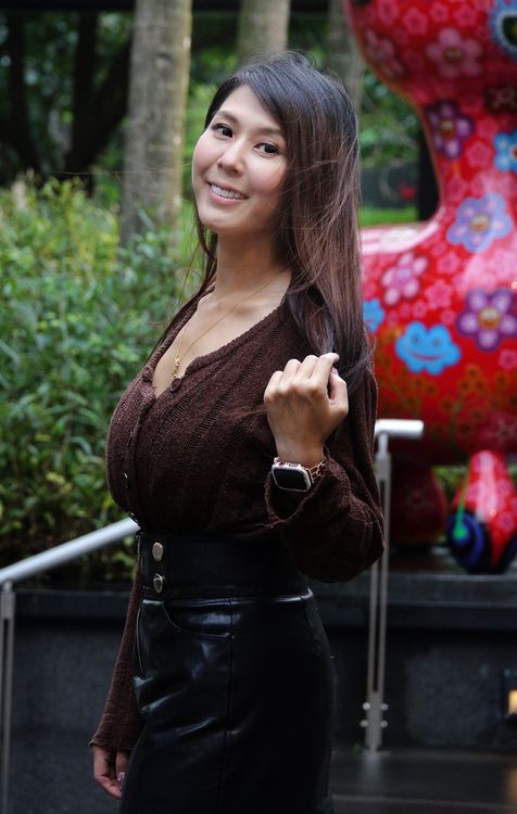 天秤座的圓圓，個性活潑外向。莊宗達攝