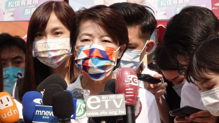 台北市長參選人黃珊珊。莊宗達攝
