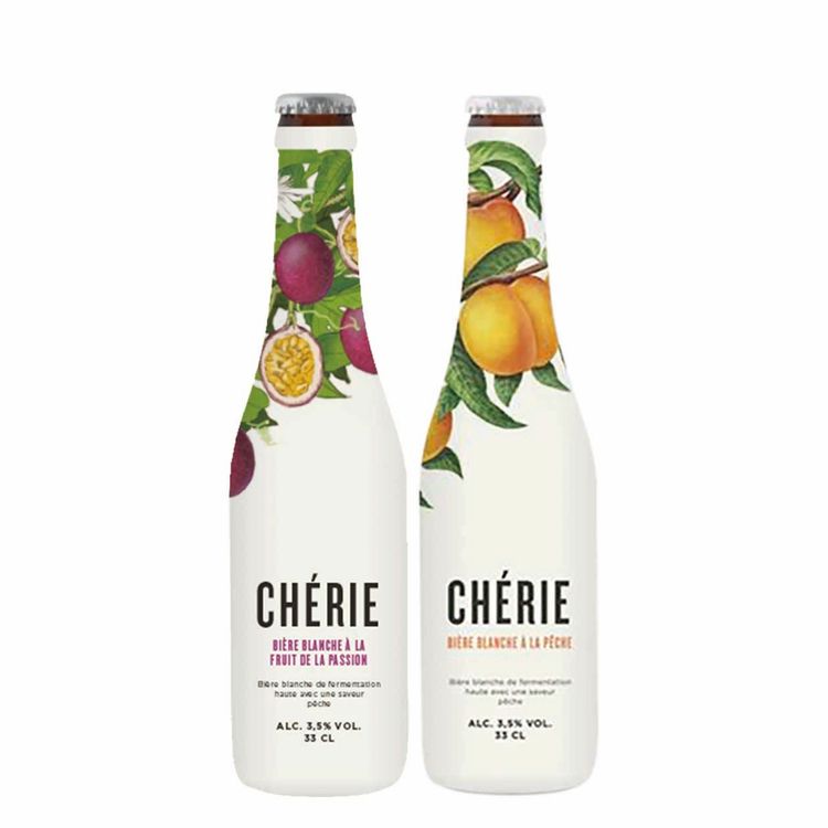 比利時CHERIE水果啤酒330ml，原價129元/瓶，特價199元/2瓶。業者提供