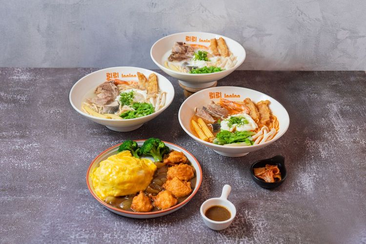 看好雙十連假聚餐需求，引引推出買三碗麵送一碗飯的優惠。業者提供