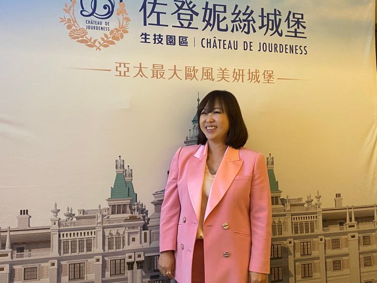 陳佳琦希望佐登妮絲城堡可以讓集團百年後留下紀念。林巧雁攝