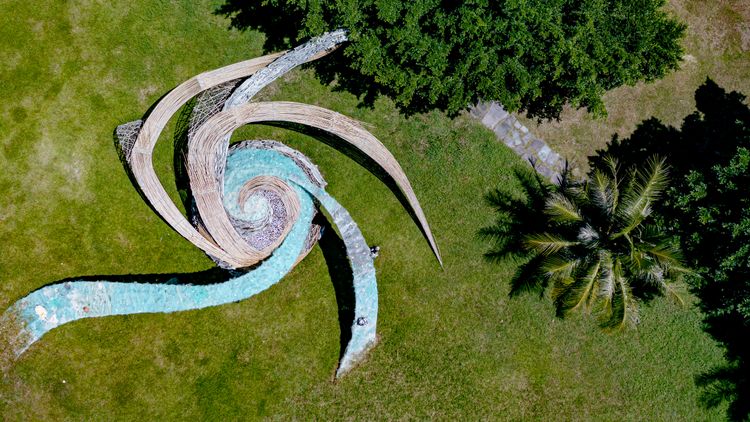 東海岸大地藝術節，李蕢至ＸLua Rivera《轉變》。古和純攝