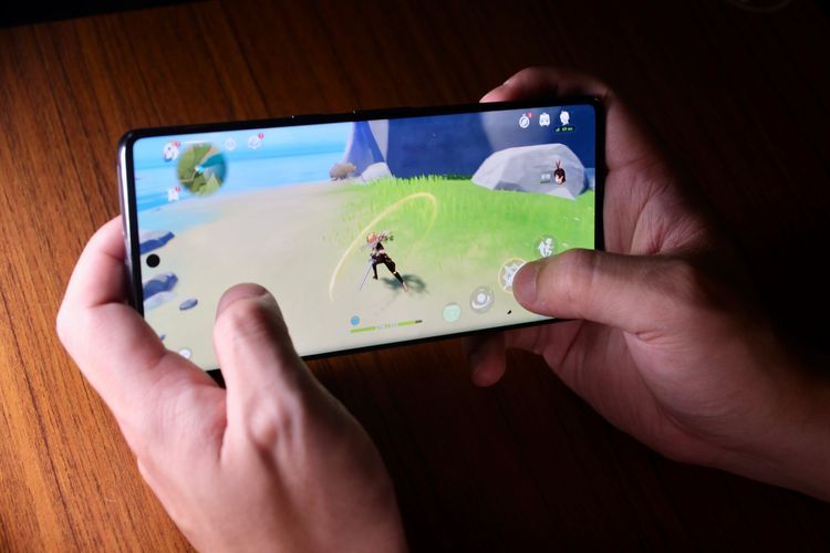 《原神》運作流暢。陳志淵攝