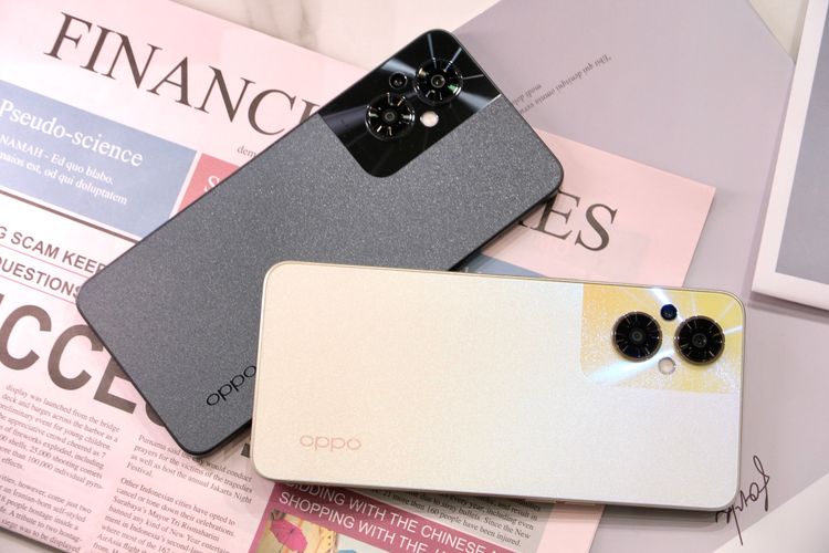OPPO Reno8 Z推出金與黑兩色。陳志淵攝