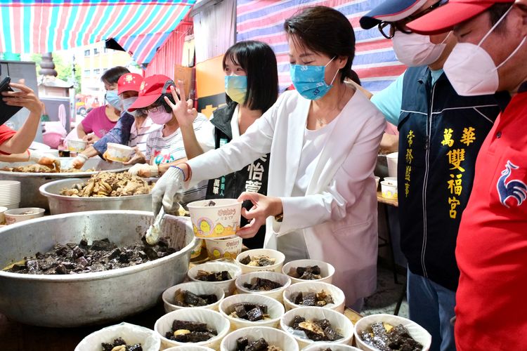 台北市長參選人黃珊珊。陳志淵攝