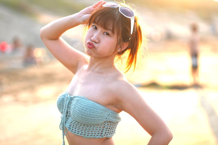 「呼拉圈阿姨」非常活潑熱情。陳志淵攝