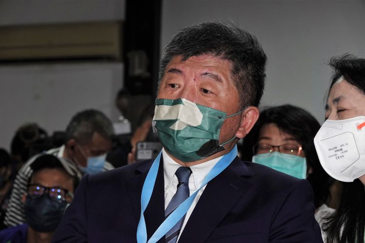 陳時中認為，黃珊珊對預算掌握應該比他更清楚。陳德興攝