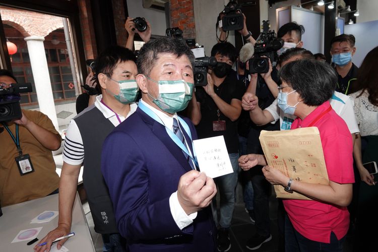 陳時中直言，「open-minded」才是政治工作者該有的態度。陳德興攝