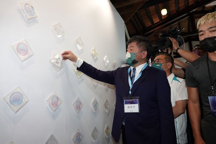 陳時中今天上午出席漸凍人協會26週年記者會。陳德興攝