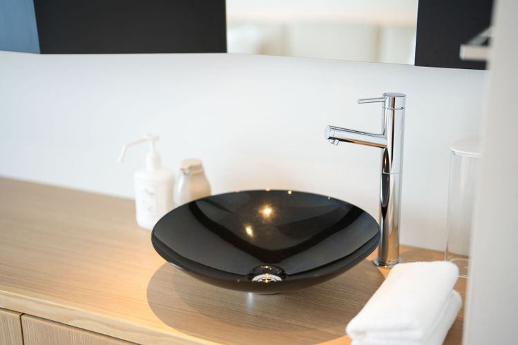 OMO3東京赤坂將洗手台設計在客房內，而非浴室中。田欣雲攝