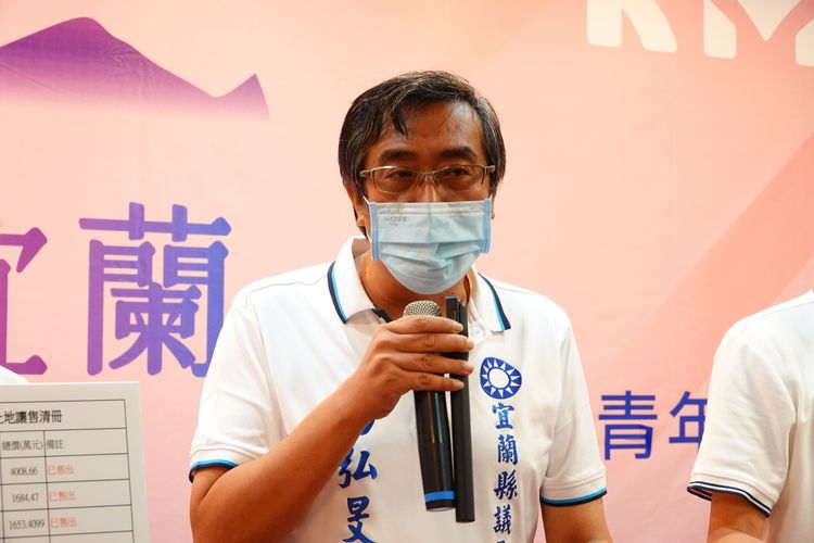 國民黨宜蘭縣議員楊弘旻。林泊志攝