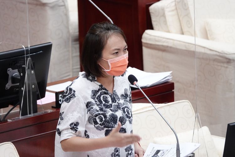 台北市議員簡舒培。陳德興攝