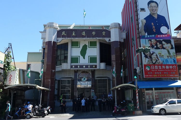 民進黨屏東縣鄉鎮長選舉鬧分裂。羅琦文攝