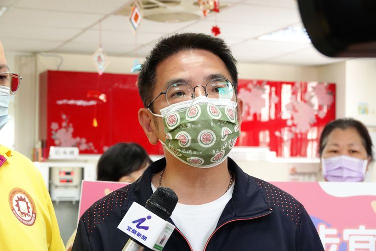 民進黨宜蘭縣長參選人江聰淵被爆論文抄襲，江聰淵說他虛心接受檢驗。林泊志攝