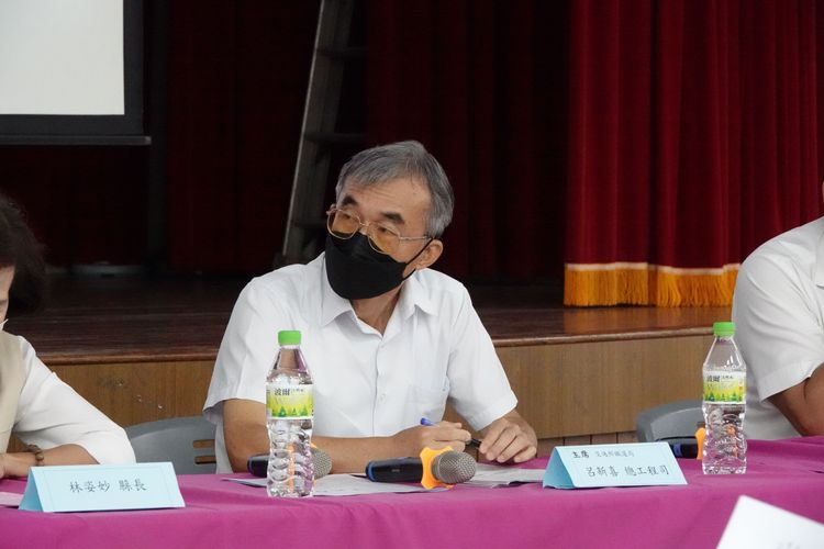 交通部鐵道局總工程司呂新喜。林泊志攝