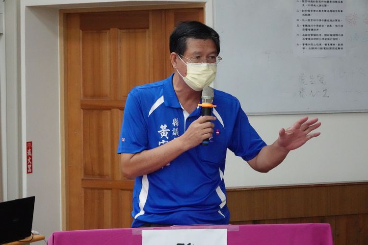 宜蘭縣議員黃定和。林泊志攝