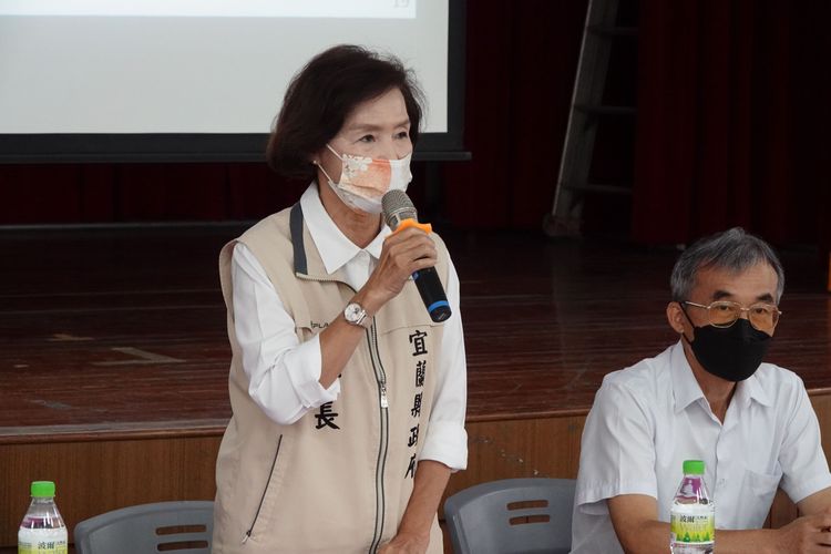 宜蘭縣長林姿妙。林泊志攝