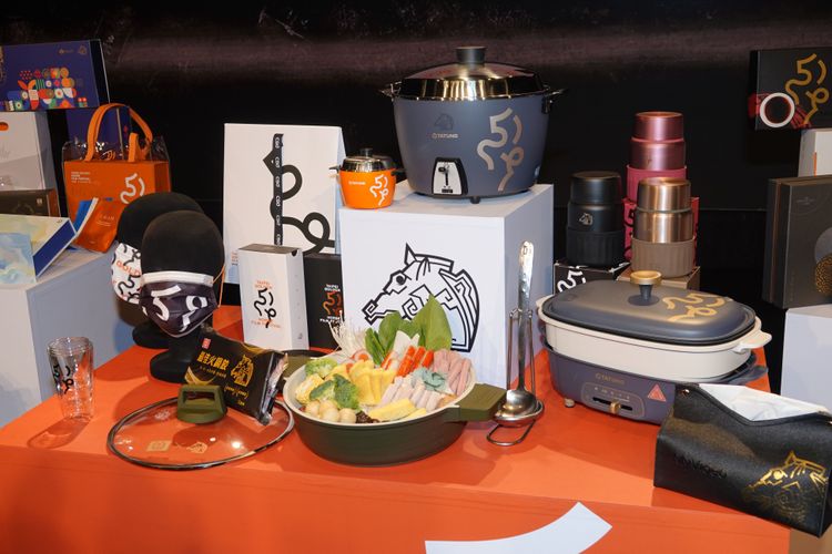 第59屆金馬禮品依舊有高人氣的大同聯名電鍋。陳德興攝