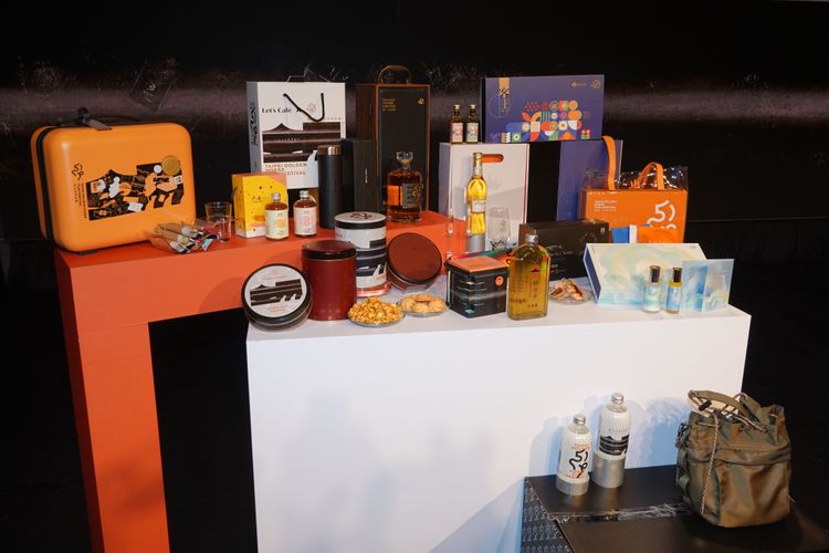 第59屆金馬禮品品項豐富。陳德興攝